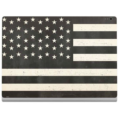 Black & White USA Flag Surface Book 2 15in Skin